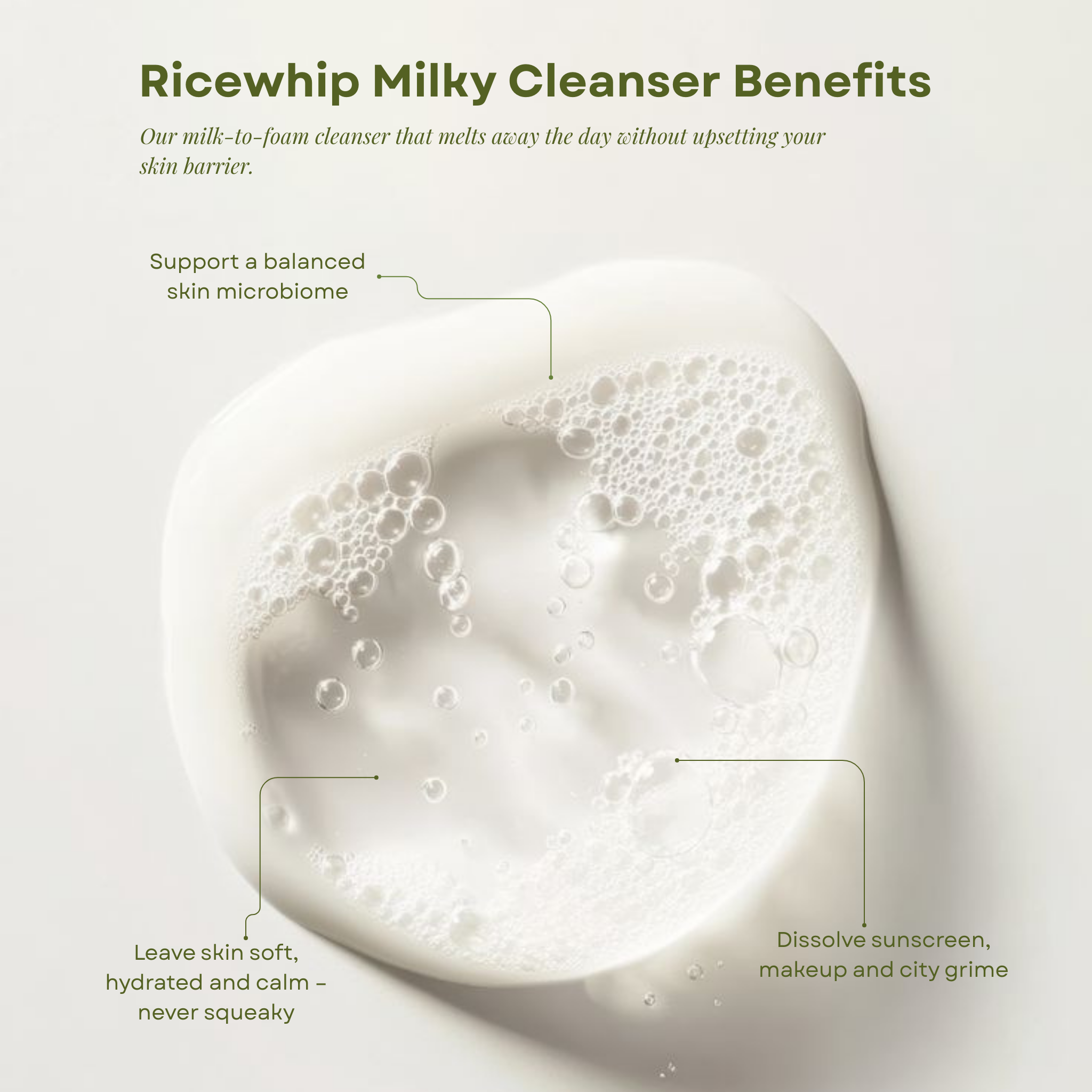 RiceWhip Milky Cleanser