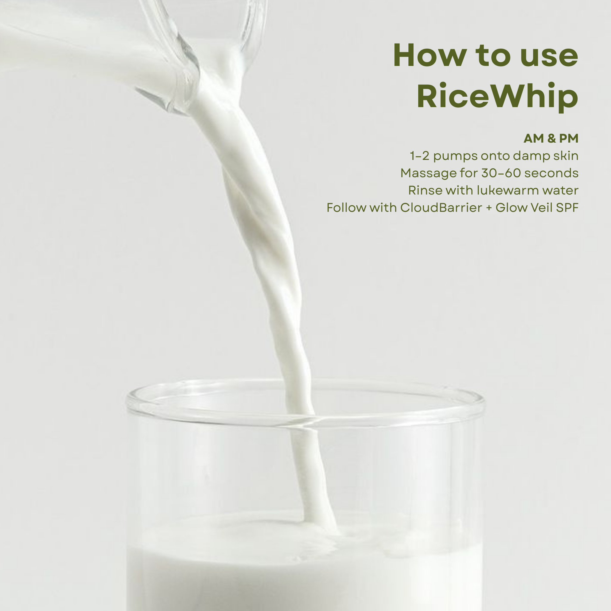 RiceWhip Milky Cleanser